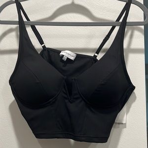 Crop bustier never worn